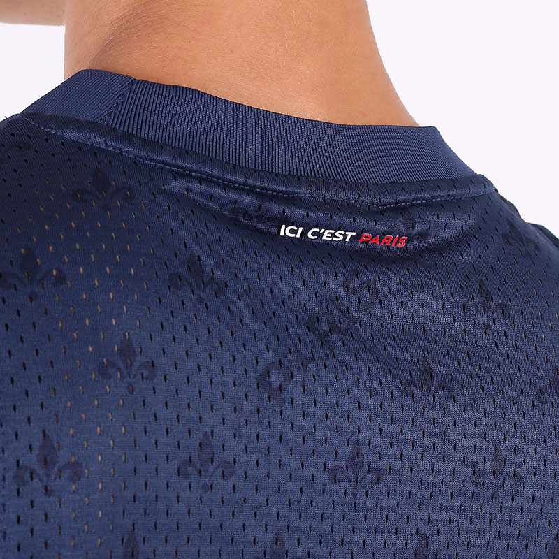 Мужская майка Jordan Paris Saint-Germain Mesh Shirt (DB6478-410)  - цена, описание, фото 6